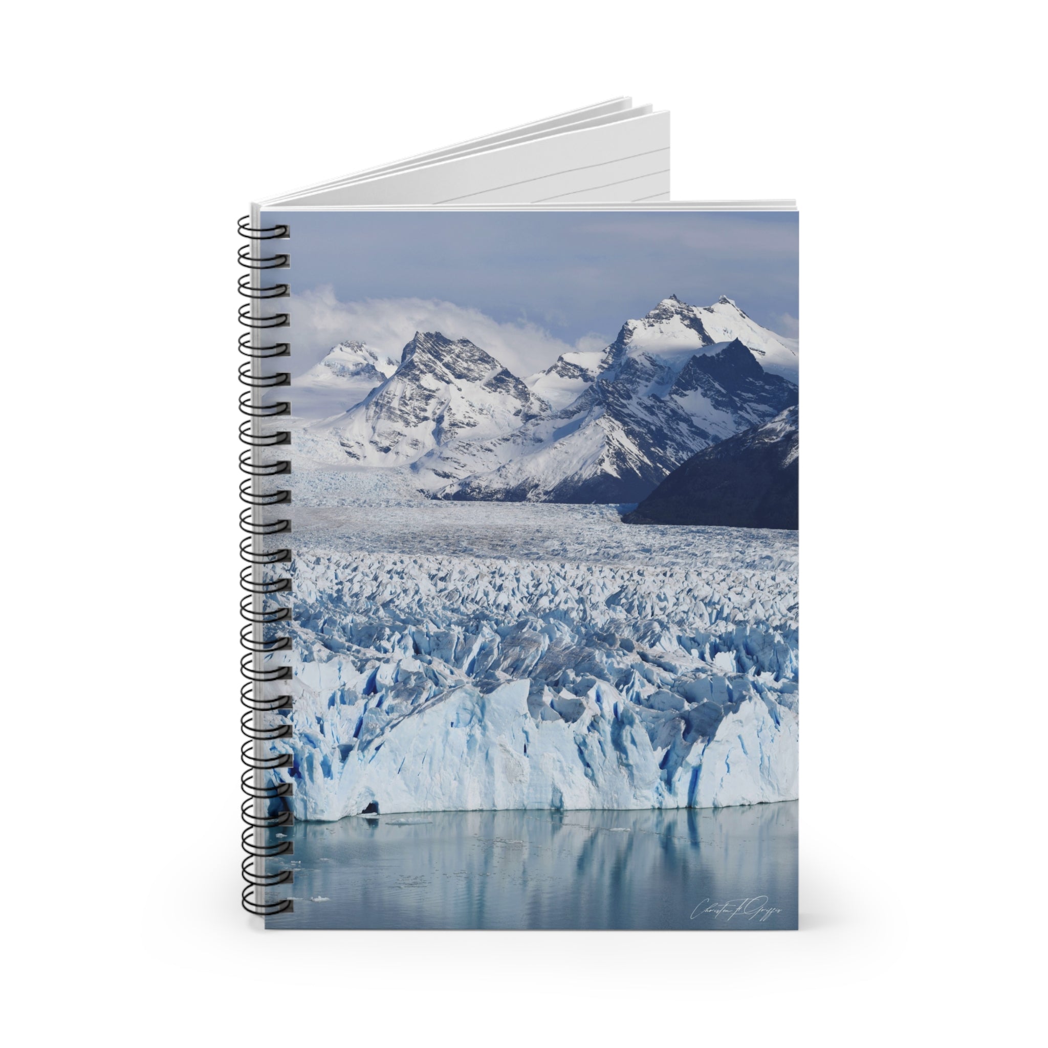 Perito Moreno Glacier Spiral Notebook