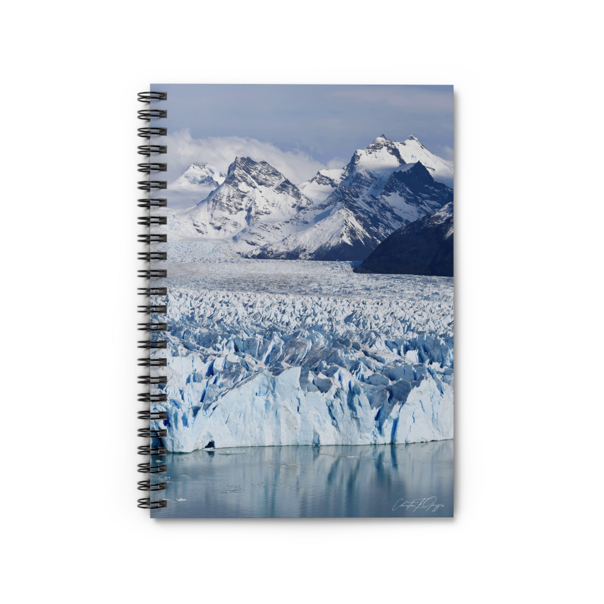 Perito Moreno Glacier Spiral Notebook